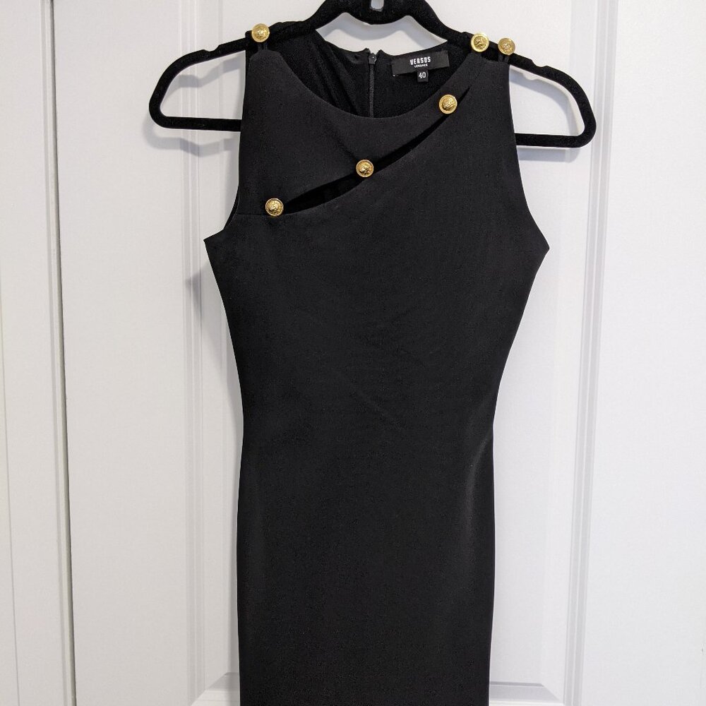 Versace Versus Black Cocktail Sexy Dress